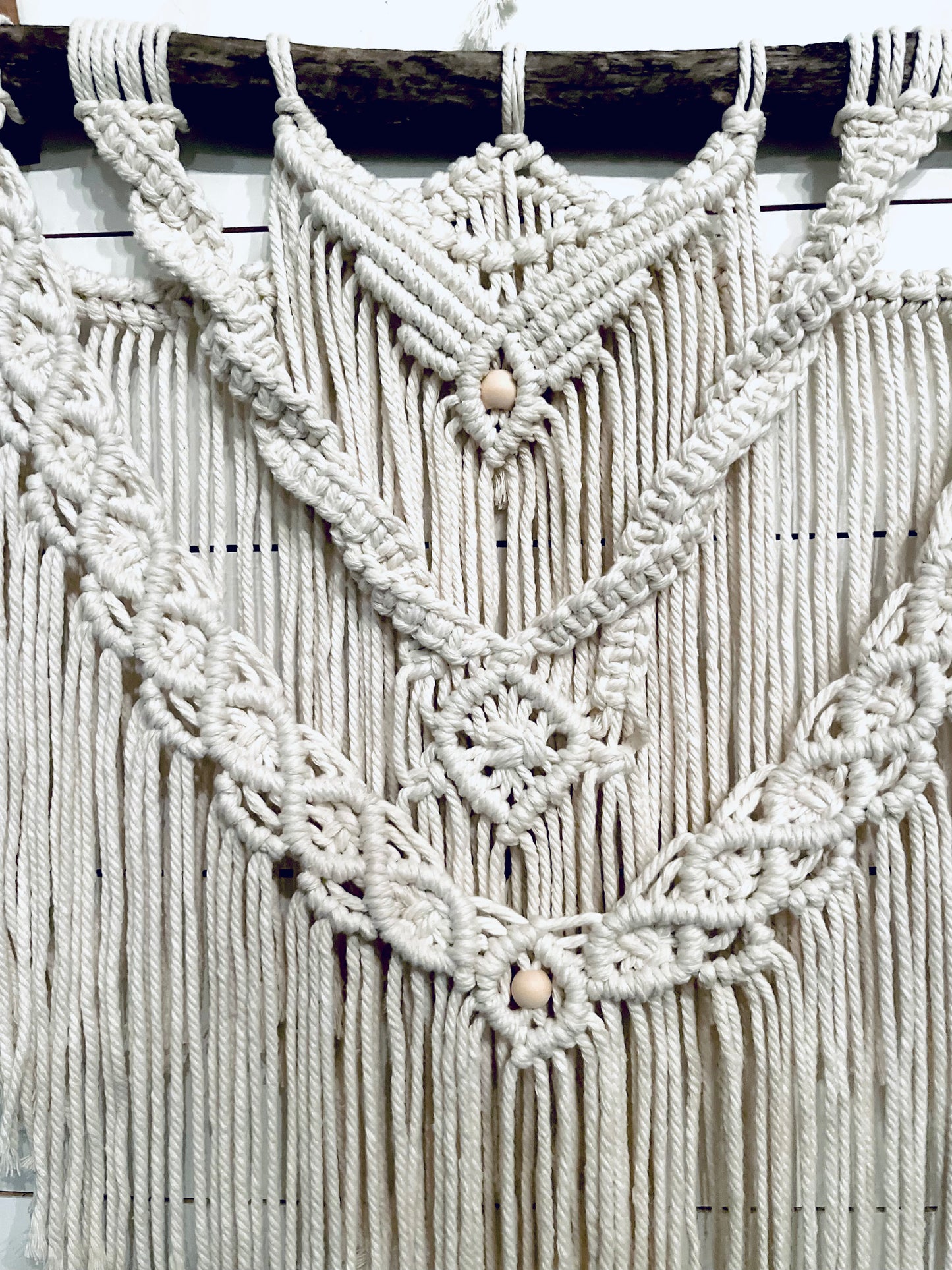 Extra large macrame wall hanging
