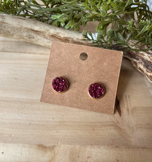 10mm Rose Stud earrings