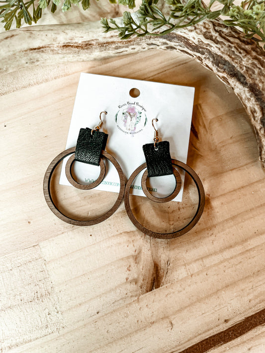 Double Wooden Hoops
