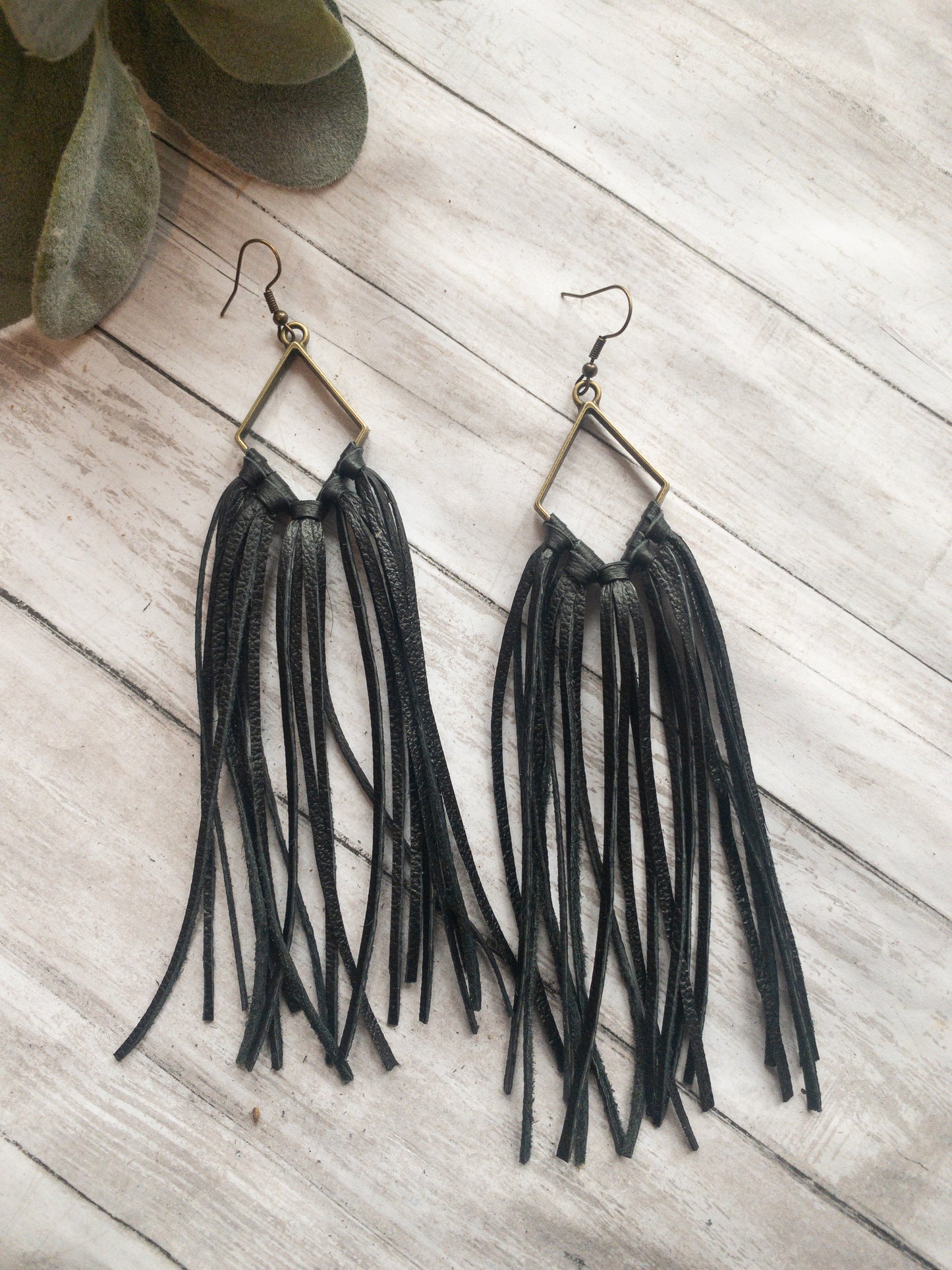 Antiqued Diamond fringe