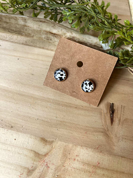 10mm Cow Stud earrings