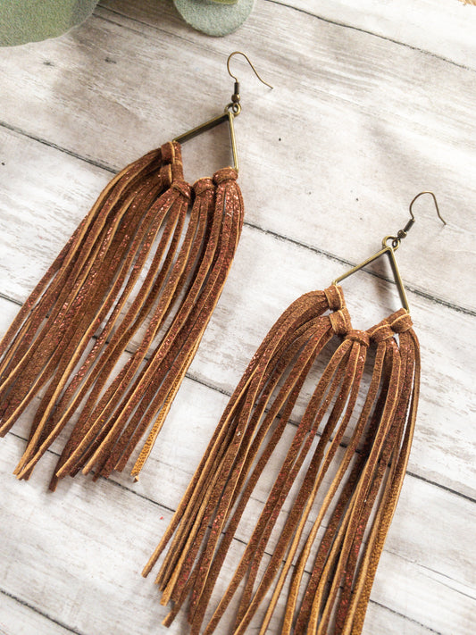 Antiqued Diamond fringe